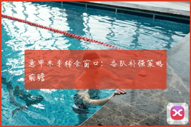 意甲冬季转会窗口:各队补强策略前瞻